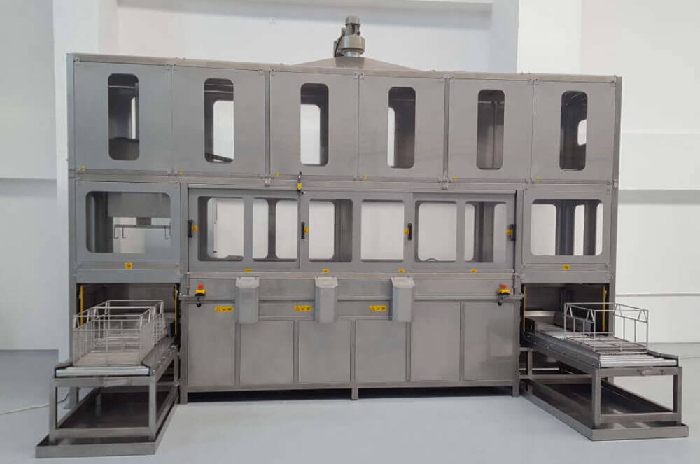 Precision ultrasonic parts washer